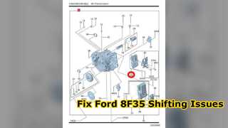 Ford 8F35 Şanzıman Valfı Gövde Onarımı Sert Vites Değiştirmeyi Düzeltme
