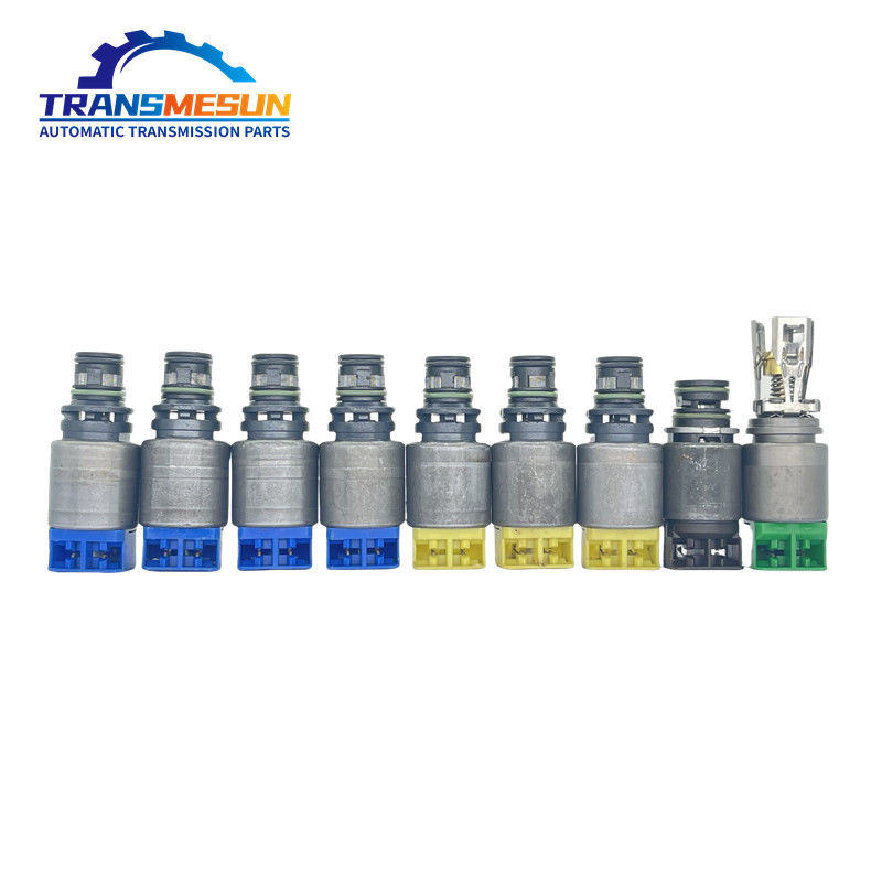 Transmesun otomatik şanzıman, OE'nin BMW 3 Serisi F30 için 9 solenoid valf tamir kiti 8HP-50 setiyle gelir. 0501221287